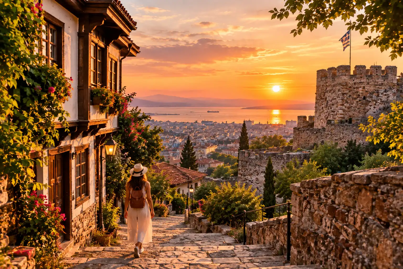 Σοκάκι της Άνω Πόλης με θέα στον Θερμαϊκό, η δεύτερη μέρα του προγράμματος